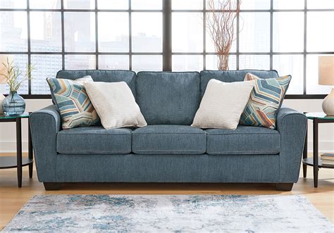 Cashton Blue Sofa - Lexington Overstock Warehouse