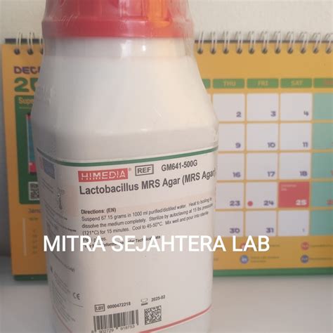 Jual Lactobacillus Mrs Agar Mrs Agar Gram Himedia Gm