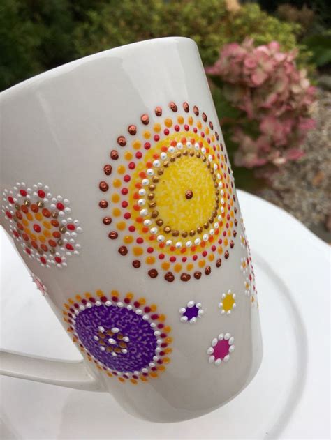 Pin By Susan Atwood On Glass Painting Painted Coffee Mugs Dot