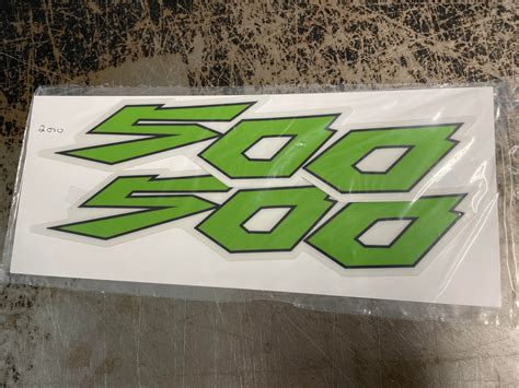 Dc Plastics Up Models Kawasaki Kx Swingarm Decal Pair