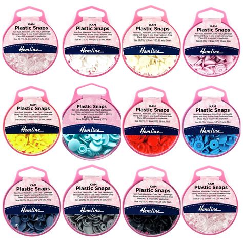 Hemline Kam Snaps – The Fabric Counter