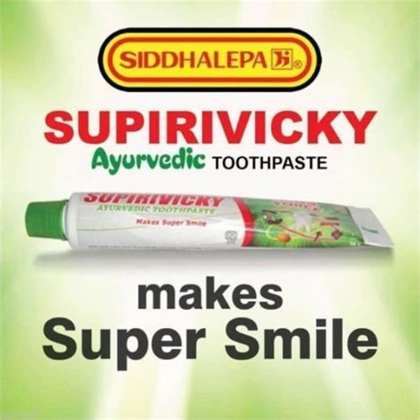 SIDDHALEPA Ayurvedic Herbal SUPIRIVICKY TOOTHPASTE Non Fluoride 110g Etsy