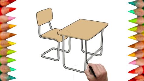 How To Draw A Student Desk