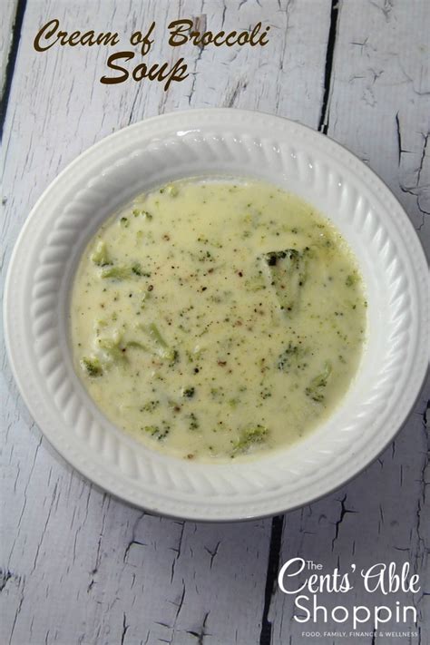 Easy Cream Of Broccoli Soup