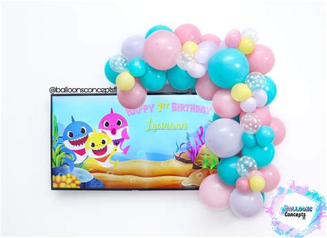 Baby Shark Balloon Arch