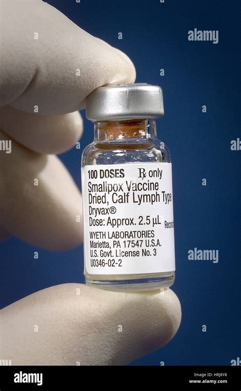 Smallpox Vaccine, Vial of Dryvax Stock Photo - Alamy