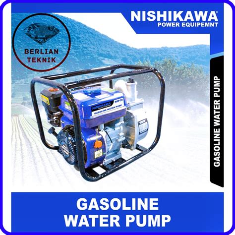 Jual Mesin Pompa Air Bensin Engine Gasoline Water Pump Nishikawa Ngp