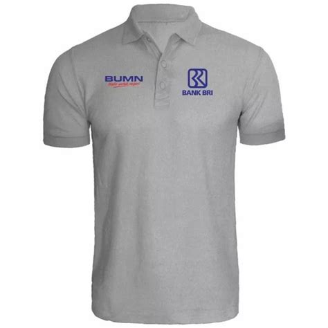 Jual Kaos Polo Shirt Baju Kerah Distro Bank Bri Bumn Polos Custom