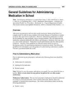 General Guidelines For Administering Medication General Guidelines