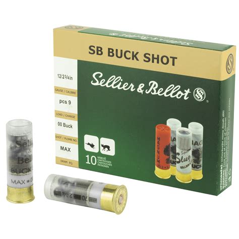 Sellier Bellot Sb Ga Buckshot Box Of Boresight