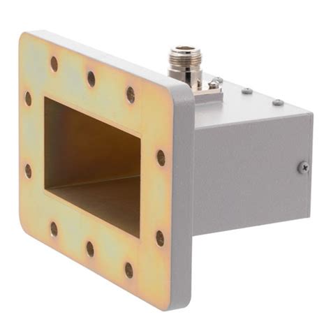 Wr To Type N Female Waveguide To Coax Adapter Udr With Ghz