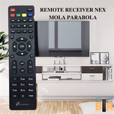 Jual Remote Receiver Stb Digital DVB Nex Parabola Mola Kuning Merah