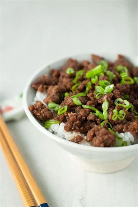 Beef Soboro An Easy Ground Beef Recipe For A Weeknight Dinner Recipe