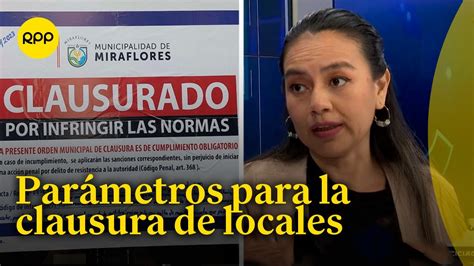 C Mo Beneficiar Ley Que Precisa Par Metros Para Clausura De Locales