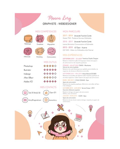 Resume Illustration on Behance