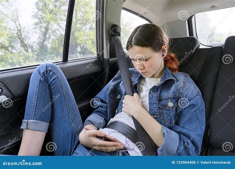 Boy Teen Seat On Boat Marina Laptop Computer Stock Photo