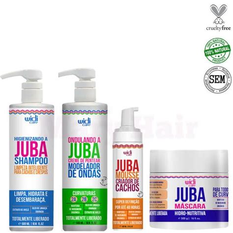 Kit Juba Shampoo Ondulando Mousse M Scara Widi Care Kit De