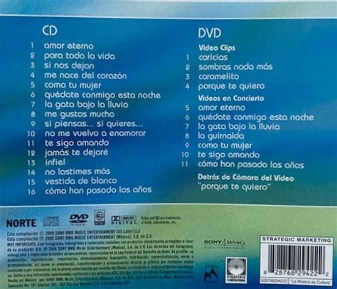 Rocio Durcal Amor Eterno Los Exitos Cd Dvd Submarino