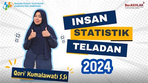 INSAN STATISTIK TELADAN 2024 QORI KUMALAWATI BPS KABUPATEN SAMPANG