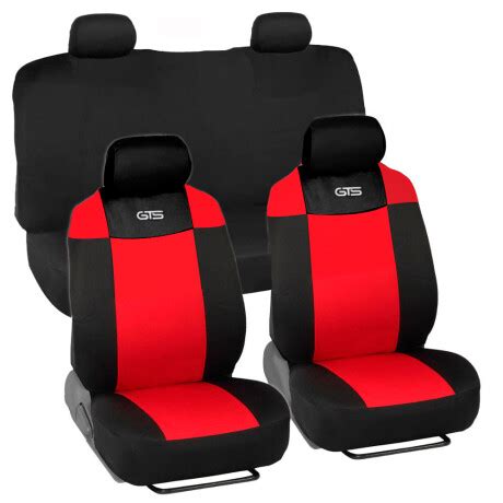 Cubre Asiento Negro Rojo Gts Cymaco