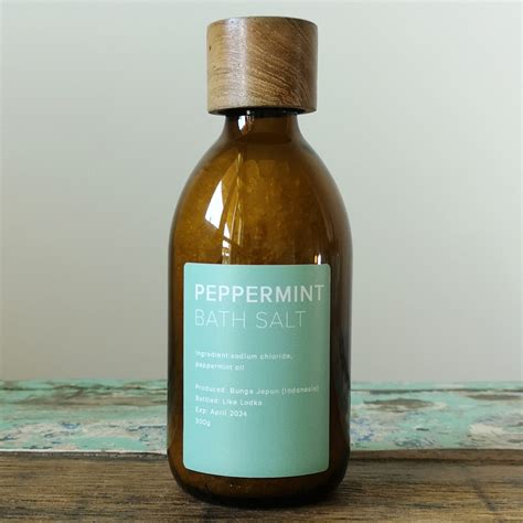 Морская соль перечная мята 300гр | Like Lodka