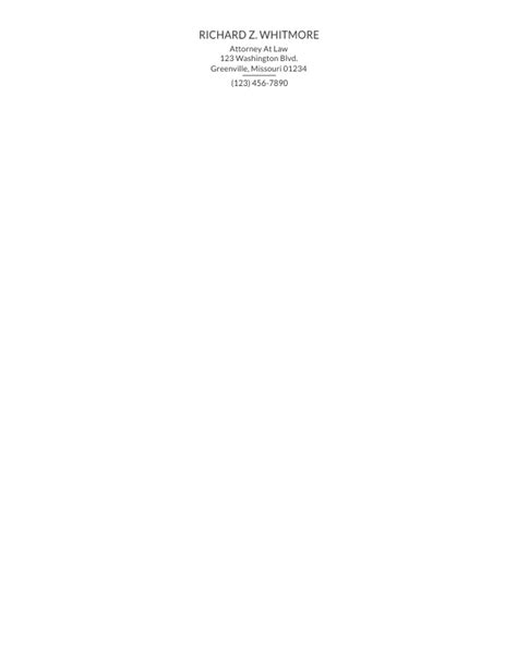 Free Letterhead Template 21