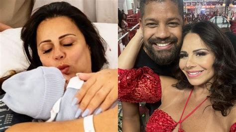 Viviane Araujo Encanta Ao Mostrar Rostinho Do Filho Rec M Nascido