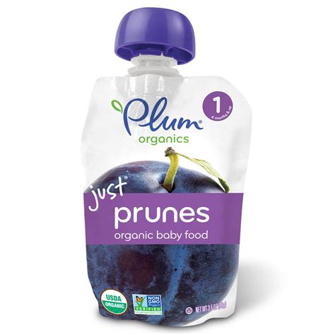 Plum Organics Organic Baby Food Stage 1 Just Prunes 35 Oz 99 G