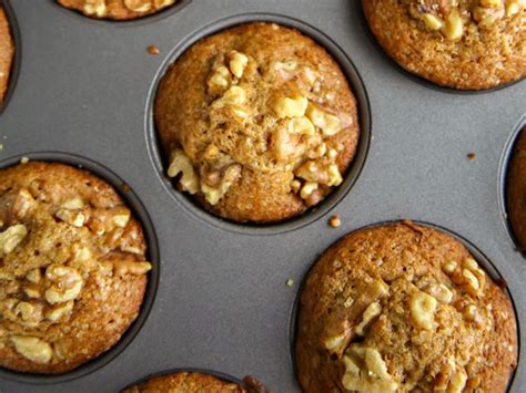 Walnut and Sweet Potato Muffins