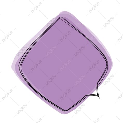 Hand Drawn Dialog Png Image Rhombus Cute Cartoon Hand Drawn Dialog