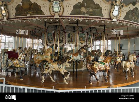 Hampton Carousel Virginia Stock Photo Alamy