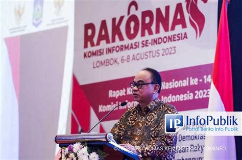 InfoPublik SIARAN PERS Menkominfo Dorong Keterbukaan Informasi Jadi