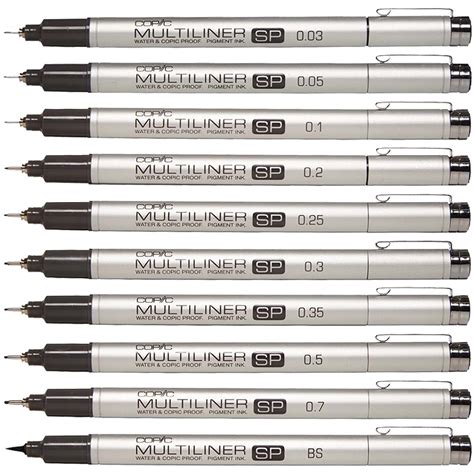 Sale Copic Multiliner Sp Color Pen Sets In Stock