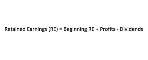 Retained Earnings Formula