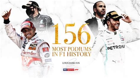 Lewis Hamilton breaks Michael Schumacher F1 podium record | F1 News | Sky Sports