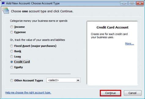 How To Add Credit Card Accounts In Quickbooks Webucator