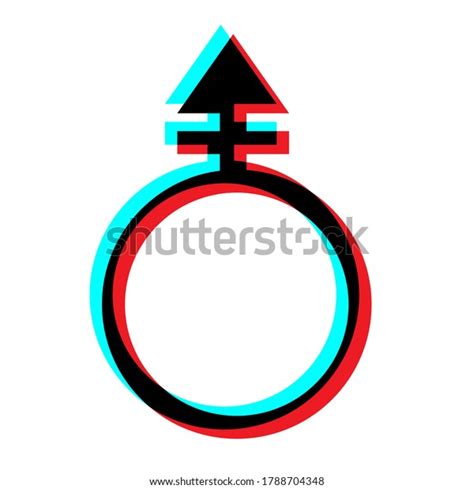 Androgyne Symbol Gender Sexual Orientation Icon Stock Vector Royalty