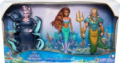 Disney The Little Mermaid Movie 2023 Ariel King Triton And Ursula 3