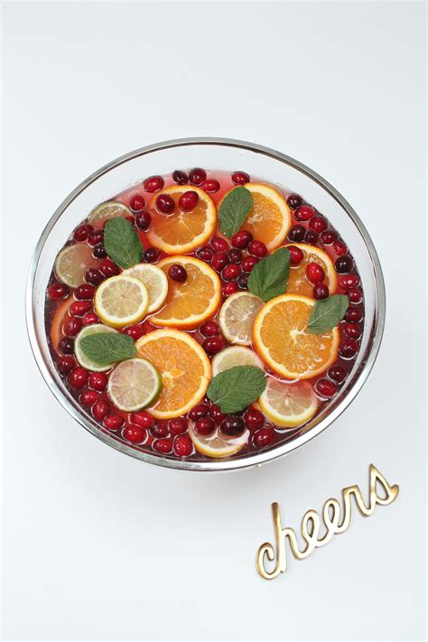 My holiday punch bowl recipe with Culinary Concepts