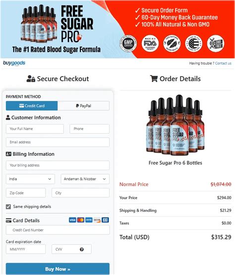 Free Sugar Pro® | Official Site | Healthy Glucose Levels