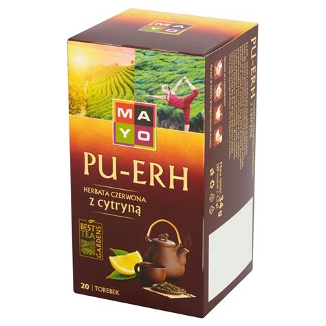 Mayo Pu Erh Herbata Czerwona Z Cytryn G Torebek Zakupy