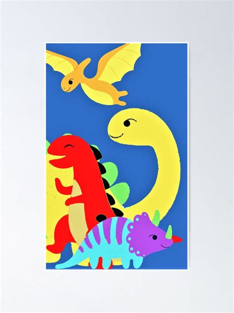 P Ster Dinosaurios Rugiendo En Preescolar De Charlielim Redbubble