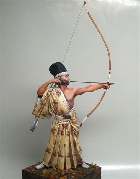 Japanese Archer By Olga Zernina Putty Paint