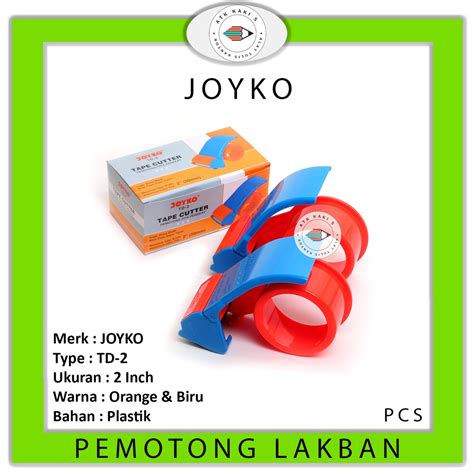 Jual Joyko Tape Dispenser Td Pemotong Lakban Inch Pcs Shopee