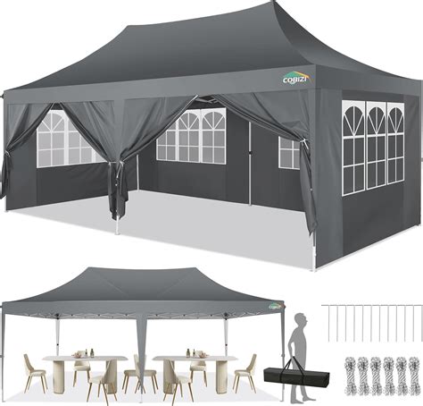 Amazon De Froadp Garten Pavillons 3x3m Klappbare Gartenpavillon Pop Up