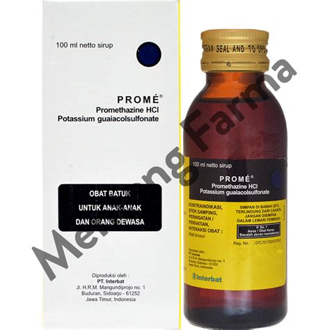 Prome Sirup 100 Ml Obat Batuk Alergi Apotek