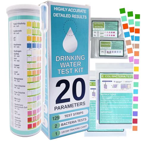 Primed In Drinking Water Test Kit Testing Strips