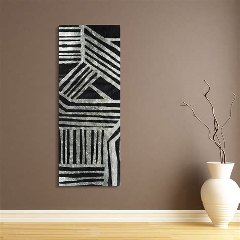 Nokomis // Frameless Reverse Printed Tempered Art Glass with Silver