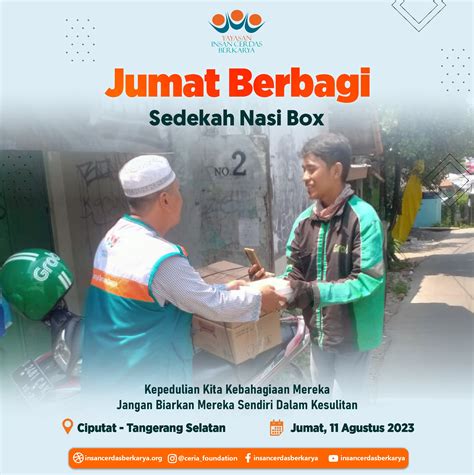 Bantu Umkm Dan Jumat Berbagi Agustus Yayasan Insan Cerdas