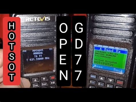 OPENGD77 RT3S Hotspot Mode Blue DV YouTube
